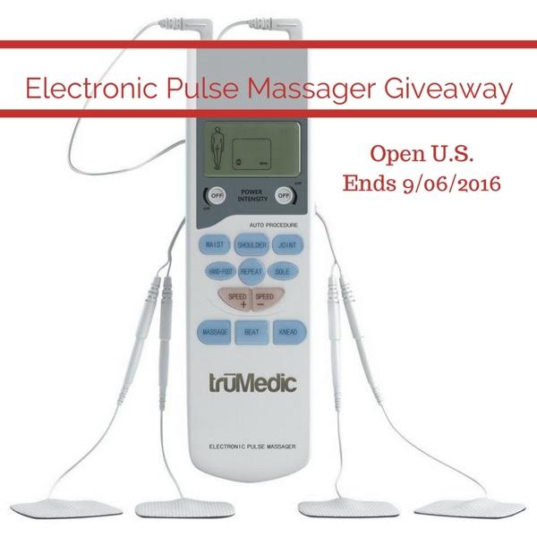 Electronic Pulse Massager Giveaway from TruMedic Good Luck from Tom's Take On Things