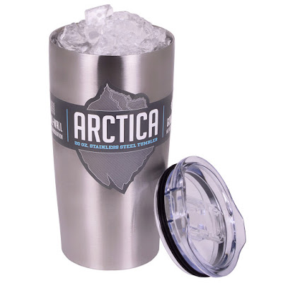 Arctica Stainless Steel Vacuum-Insulated 20 oz. Tumbler Giveaway Thanks and good luck from Tom's Take On Things