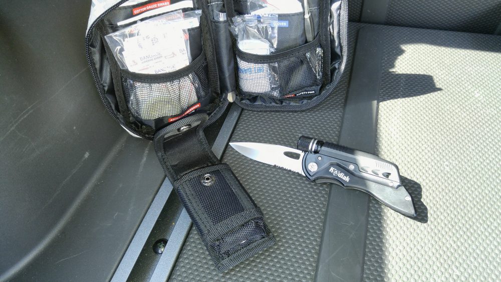 First Aid Kit and Survival Knife from JClaw Tek - Are you prepared?