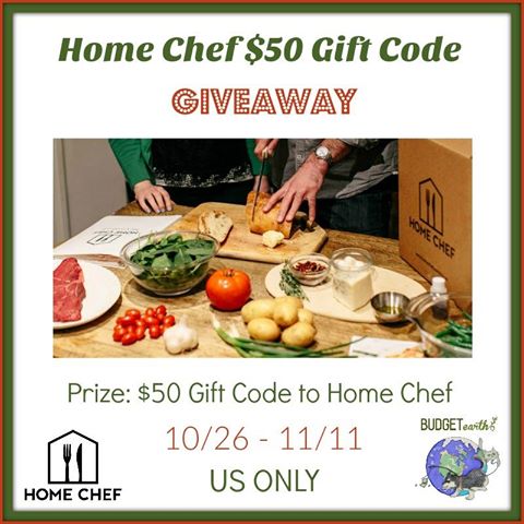 Win a $50 Gift Code to HomeChef ~ Ends 11/11