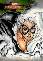 Sketch Card of Black Cat by the talented artist Uko Smith
