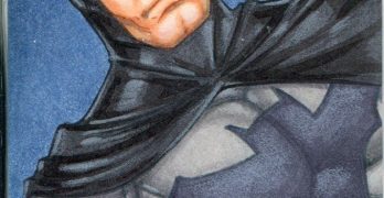 Sketch Card of the Day of Batman by Rhiannon Owens @RhiannonDrewIt