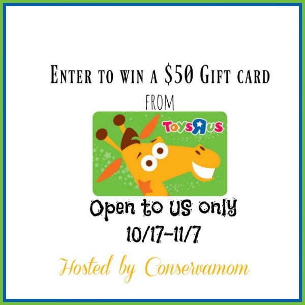 Let's Get Excited! Win a $50 Toys R US Gift Card Good Luck from Tom's Take On Things, be sure to share my site with others!