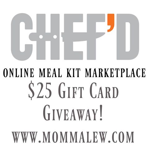 $25 Chef'd Gift Card Giveaway - Plan a Meal