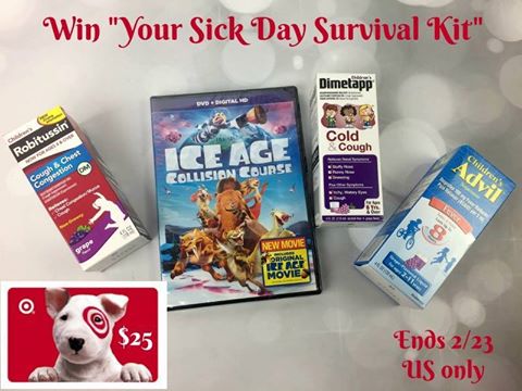 Win a $25 Target Gift Card and Kids Sick Day Kit