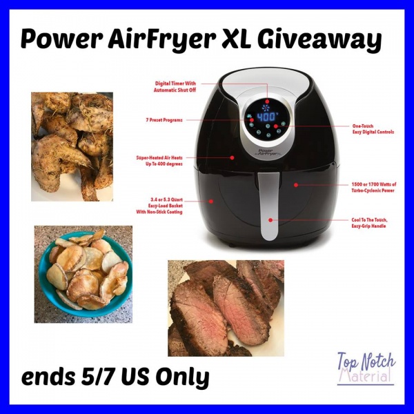 Power Air Fryer XL Giveaway - Ends 5/7