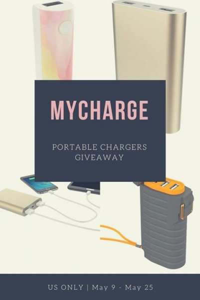 myCharge Portable Chargers Giveaway