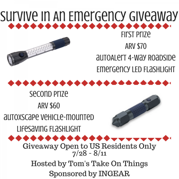 Survive in an Emergency Giveaway Ends 8/11
