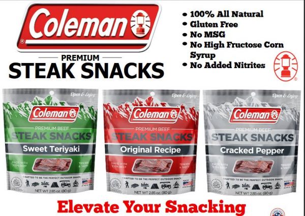 Win some Coleman Steak Snacks Ends 8/31