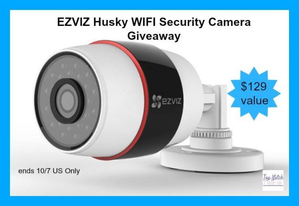 EZVIZ Husky outdoor wifi security camera Giveaway Ends 10/7