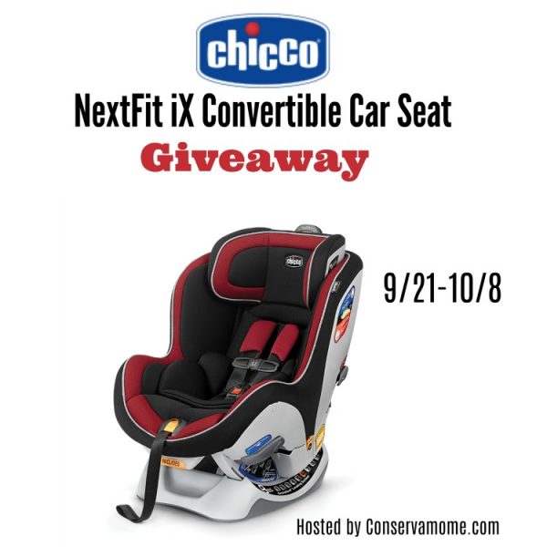 Chicco NextFit IX Car Seat Giveaway Ends 10/8