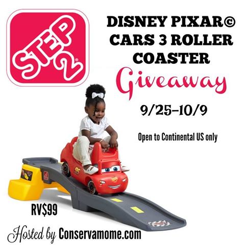 Step2 Cars 3 Roller Coaster Giveaway Ends 10/9