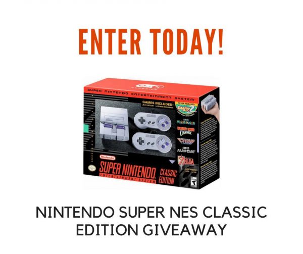 Nintendo Super NES Classic Edition Giveaway Ends 11/28