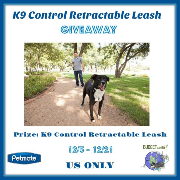 K9 Control Retractable Leash Giveaway Ends 12/21