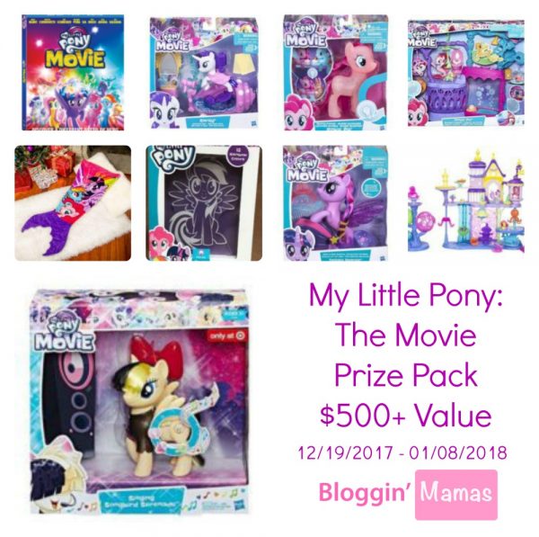My Little Pony: The Movie Prize pack giveaway valued at $500 Ends 1/8