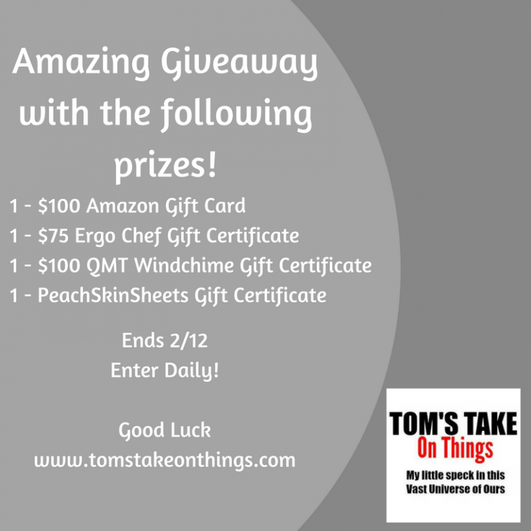 2018 First Annual Gift Card and Certificate New Beginnings Giveaway Ends 1/22