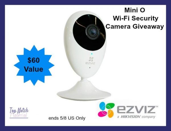 Mini O Wi-Fi Security Camera Giveaway Ends 5/8