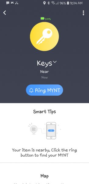 Always misplacing your keys? Not again with the MYNT ES Tracker This little device helps me find my keys in no time, or anything else you want to attach it to