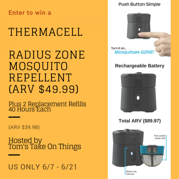 Enjoy the Outdoors without Mosquito's Giveaway - Total ARV $89.97 Ends 6/21 You can't win if you don't enter! ~Tom