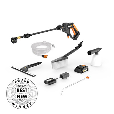 WORX Hydroshot Portable Power Cleaner Value Bundle Giveaway Thanks for being part of Tom's Take On Things Ends 7/5