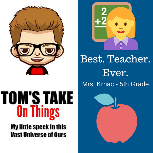 Best. Teacher. Ever. Giveaway - Win $25 in Gift Cards to Staples and Amazon Who was your favorite teacher ever?