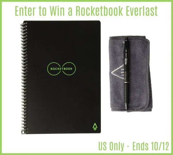 RocketBook Reusable Notebook Giveaway Ends 10/12 Good Luck