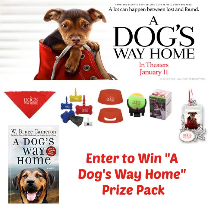 A Dog's Way Home Prize Pack Giveaway Ends 1/18/19 Good luck from Tom at Tom's Take On Things