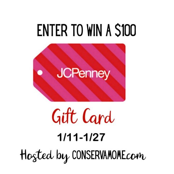 $100 JC Penny Gift Card Giveaway Ends on 1/27 Good Luck, I so want to win this but you can!