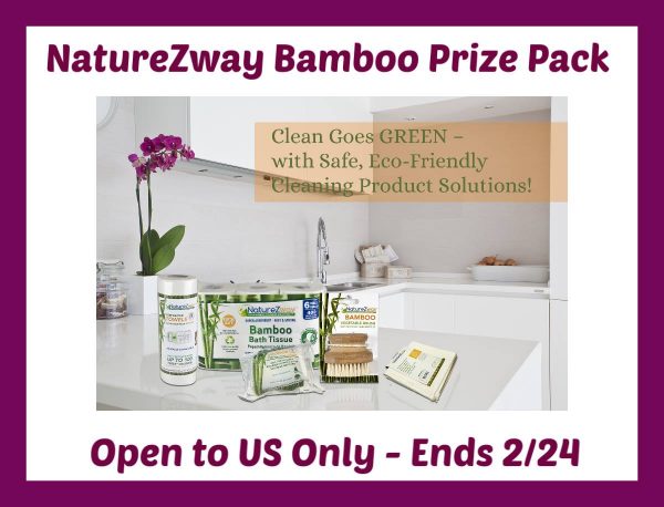 NatureZway Bamboo Prize Pack Giveaway Ends 2/24