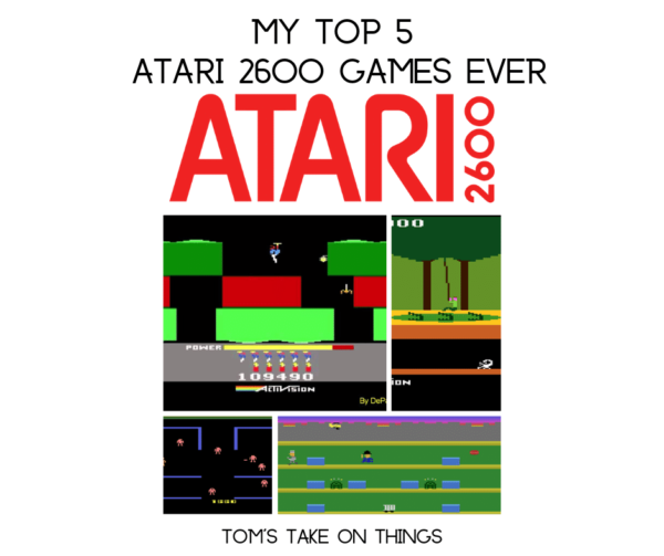 I am rediscovering my love for vintage games and video gaming and I am bringing you my Top 5 Atari 2600 Video Games ~ Check it out