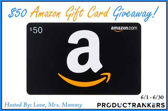 $50 Amazon Gift Card Giveaway Ends 6/30