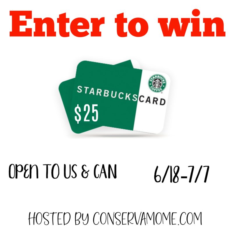 $25 Starbucks Gift Card Giveaway ~ Ends 7/7 Good Luck 
