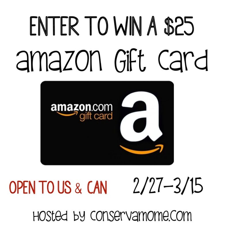 $25 Amazon Gift Card Giveaway