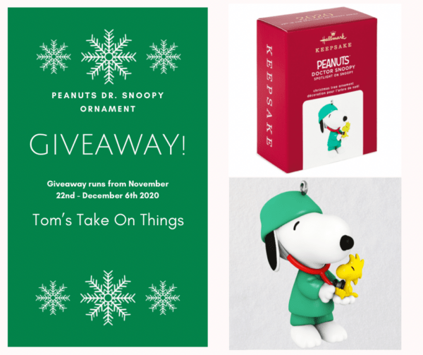 Bring on the Joy - Dr. Snoopy Christmas Ornament Giveaway